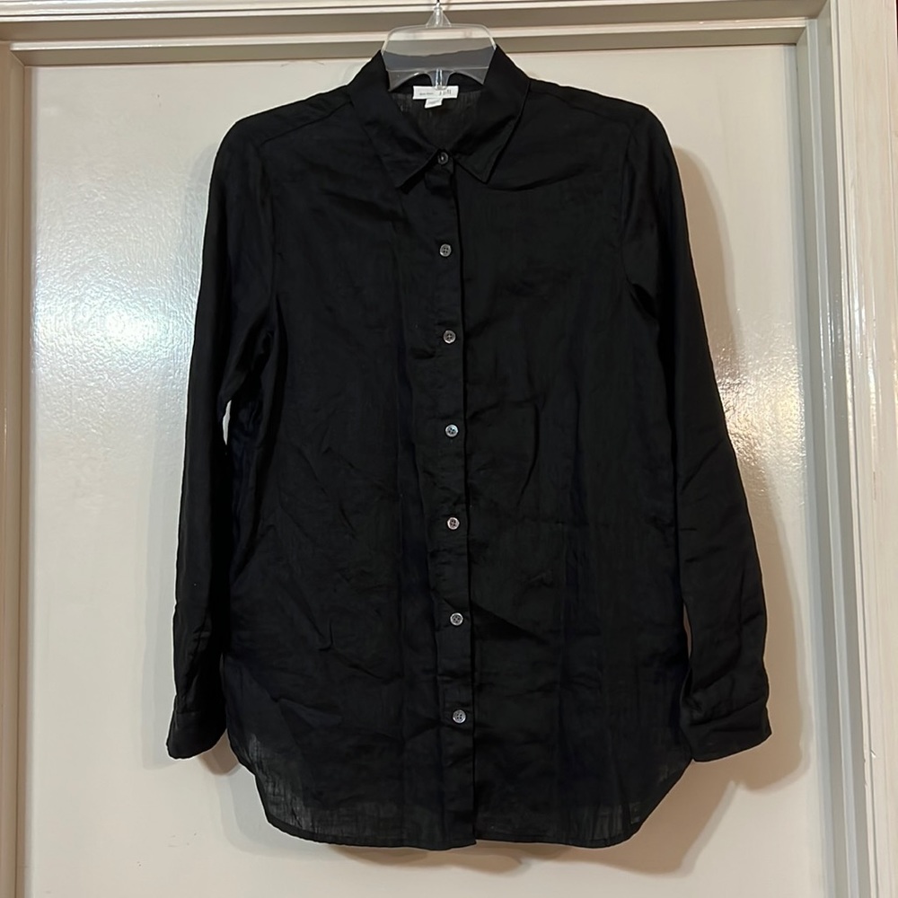 J. Jill Women’s linen button up top size XS